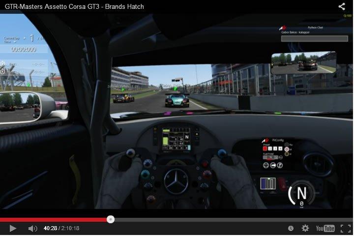 GT3 szimulátor bajnokság - Brands Hatch